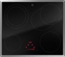 V-ZUG Kochfeld CookTop V4000 A604B, (3114900000) Breite 60cm, BlackDesign, Einfach-Slider, Kochzonen: 4, Chromstahl-Rahmen