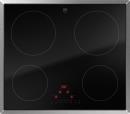 V-ZUG Kochfeld CookTop V2000 I604, Induktion, (3115900000), Breite 60cm, BlackDesign, Chromstahl-Rahmen, Einfach-Slider, Kochzonen: 4