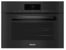 DGC 7845-60 XL HC Pro SW (12081540), MIELE Einbau Combi-Dampfgarer, 60cm, Obsidianschwarz, Frischwasseranschluss, A+