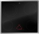 V-ZUG Kochfeld CookTop V4000 A604 (3117200000), Breite: 60 cm, BlackDesign, Chromstahl-Rahmen, Slider-Bedienung, 