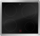 V-ZUG Kochfeld CookTop V400 E604 (3116500001), Breite: 60 cm, BlackDesign, Übermassrahmen, Externe Bedienung, 