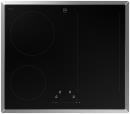V-ZUG Kochfeld CookTop V2000 I604 (3118000000), Induktion, Breite: 60 cm, BlackDesign, Chromstahl-Rahmen, OptiLink, Slider-Bedienung