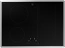 V-ZUG Kochfeld CookTop V2000 I704 (3118100000), Induktion, Breite: 70 cm, BlackDesign, Chromstahl-Rahmen, OptiLink, Slider-Bedienung