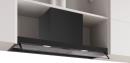 DBB95CC60, Bosch Serie 4, Integrierte Designhaube, 90 cm, Klarglas, Mattschwarz, B