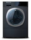 Schulthess (AGA1.108BE1HJ3K), MFH-Waschmaschine Aquaforce+, 8 kg, Energieklasse: A, Bandung rechts, Ablaufpumpe, Aquastopp, 400V, Farbe Carbon, Türbalg EPDM