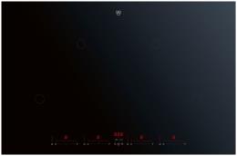 V-ZUG Induktion Kochfeld CookTop V4000 I804, (3111200004), Breite 80cm, BlackDesign, OptiLink, Slider-Bedienung, DualDesign, OptiGlass