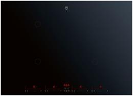 V-ZUG Induktion Kochfeld CookTop V4000 I704, (3111600004), Breite 70cm, BlackDesign, OptiLink, Slider-Bedienung, DualDesign, OptiGlass