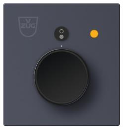V-ZUG Bedienelement EN2, (3301200222), Design Spiegelglas, Drehschalter für 1 Kochzone