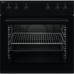 EH6K10SW (948533564), Electrolux Einbauherd, Schwarz, 60, A