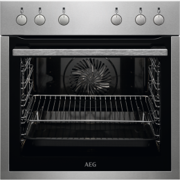 EHBM (940321235), AEG Einbauherd, Chrom, 60