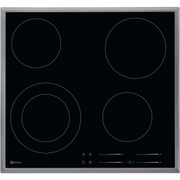 GK56TSCN (949596887), Electrolux Glaskeramik-Kochfeld, Breite 55cm, Chromstahlrahmen