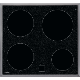 GK58YCN (949596952), Electrolux  Glaskeramik-Kochfeld, 230V, 60, Chromstahlrahmen