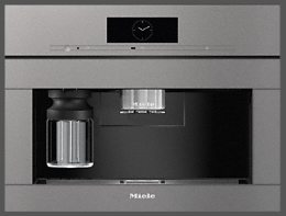 CVA 7845-60 GR (11166360), MIELE, Einbau-Kaffeemaschine, 60cm, DirectWater, M Touch+, Miele@Home, Graphitgrau