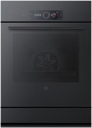 V-ZUG Backofen Combair V2000 7UC, (2107700003), Breite 55cm, Höhe 76.2cm, Spiegelglas Schwarz, Untereinbau, CircleSlider, TopClean, Geräteschublade, A