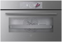 V-ZUG Steamer V4000 38C, (2302400004), Breite 55cm, Höhe 38.1cm, Spiegelglas Platinum, CircleSlider, V-ZUG-Home