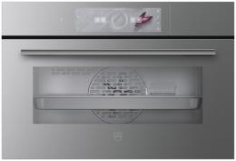 V-ZUG CombiSteamer V4000 38C, (2302700002), Breite 55cm, Höhe 38.1cm, Spiegelglas Platinum, CircleSlider, V-ZUG-Home