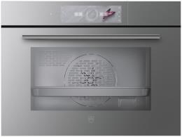 V-ZUG CombiSteamer V6000 45F, (2303300002), Breite 60cm, Höhe 45cm, Spiegelglas Platinum, CircleSlider, Festwasser Anschluss