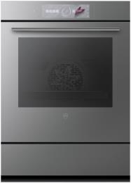 V-ZUG CombairSteamer V2000 76C, (2303900000), Breite 55cm, Höhe 76.2cm, Spiegelglas Platinum, CircleSlider, Geräteschublade