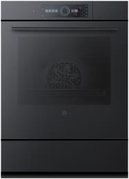 V-ZUG CombairSteamer V6000 76C, (2310500000), Breite 55cm, Höhe 76.2cm, Spiegelglas schwarz, CircleSlider, Geräteschublade beheizbar