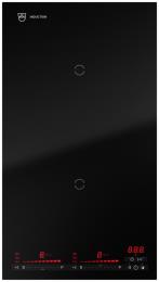 V-ZUG Induktion Kochfeld CookTop V4000 I302, (3114300000) Breite 30cm, BlackDesign, Multi-Slider/Direktwahl, Kochzonen: 2, DualDesign