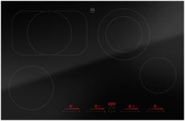 V-ZUG Kochfeld CookTop V6000 A804B, (3115300002) Breite 80cm, BlackDesign, Multi-Slider/Direktwahl,  DualDesign