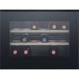 WK4PL10SP (923421120), Electrolux Einbau-Weinkühler, Breite 60cm, Dekorfronttüre Schwarz Spiegel, F