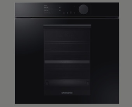 BO210 Dual Cook Steam (NV75T8979RK/EF), Samsung Kombi-Backofen mit Steamfunktion, Breite 60cm, Höhe 60cm, Full Touch, WiFi, Onyxschwarz Glanz, Pyrolyse, A+