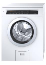 V-ZUG Waschmaschine MFH UnimaticWaschen V2000, (1101910024), Links, Design Türe: ChromeClass, Digitalanzeige, 8kg, B