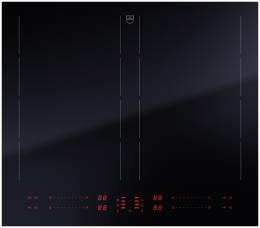 V-ZUG Kochfeld CookTop V4000 I604, Induktion, (3115700000), Breite 60cm, BlackDesign, OptiGlass, DualDesign, OptiLink, Multi-Slider/Direktwahl, 
