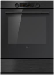 V-ZUG Backofen Combair V400 76C, (2103800018), Breite 55cm, Höhe 76.2cm, Nero, Griff: Nero, Drehschalter, Geräteschublade, A