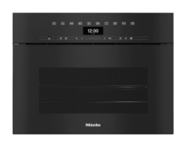 DGC 7440-60 XLX SW (11936340), MIELE Einbau Combi-Dampfgarer, 60cm, Grifflos, Obsidianschwarz