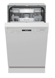 G 15740-45 SCi SL BW (12149300), MIELE Geschirrspüler, 45cm, Bedienblende Brillantweiss, D