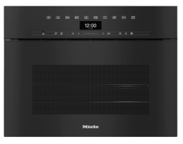 DGC 7440-60 XL HCX Pro SW (12081250), MIELE Einbau Combi-Dampfgarer, 60cm, Obsidianschwarz, Grifflos, A+