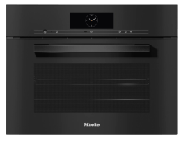 DGC 7840-60 XL HC Pro SW (12081470), MIELE Einbau Combi-Dampfgarer, 60cm, Obsidianschwarz, A+