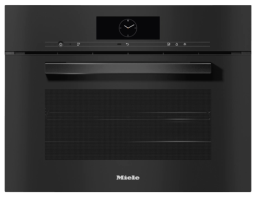 DGC 7845-60 XL HC Pro SW (12081540), MIELE Einbau Combi-Dampfgarer, 60cm, Obsidianschwarz, Frischwasseranschluss, A+