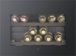 V-ZUG WineCooler V4000 45, (5111300001), Breite 60cm, Höhe 45cm, Spiegelglas Schwarz, links, D