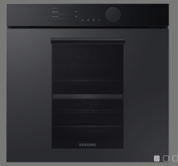 BO120 Dual Cook (NV75T9549CD/SW), Samsung Backofen, Breite 60cm, Höhe 60cm, Anthrazit, Katalyse, A+