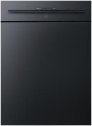 V-ZUG Geschirrspüler AdoraSpülen V6000 DC, (4115600001), Breite 55cm, Spiegelglas Schwarz, Griff: Designgriff Schwarz, Gleitblech, LCD-Display, A