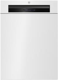 V-ZUG Geschirrspüler AdoraSpülen V4000 IGC, (4115200001), Breite 55cm, Weiss, Griff: Griffschale, Grossraum, LCD-Display, A