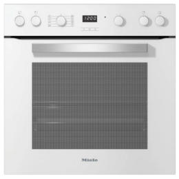 H 2456-60 E BW (12395160), MIELE Einbau Herd, 60cm, PerfectClean, Brillantweiss, A+