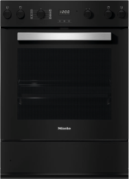 H 2456-55 EP SW (12395280), MIELE Einbau Herd, 55cm, Pyrolyse, Obsidianschwarz