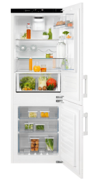 EK276BNRWE (933034752), Electrolux Kühl-Gefrierkombination, Breite 55cm, Höhe 152.3cm, Dekoriert Weiss, Rechts, No Frost, D