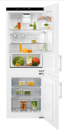 EK278BNRWE (933034756), Electrolux Kühl-Gefrierkombination, Breite 55cm, Höhe 152.3cm, Dekoriert Weiss, Rechts, No Frost, C
