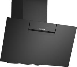 LC87KFN60, Siemens Wandhaube, iQ300, 80cm, Klarglas schwarz bedruckt, A+