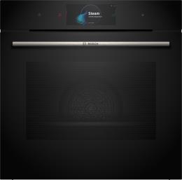 HSG7584B1, Bosch Serie 8, Einbau Dampfbackofen, 60 x 60 cm, Schwarz, A+