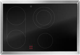V-ZUG Kochfeld CookTop V600 E804 (3116200001), Breite: 80 cm, BlackDesign, Übermassrahmen, Externe Bedienung, 
