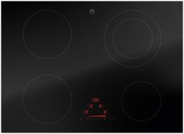 V-ZUG Kochfeld CookTop V4000 A704 (3117000001), Breite: 70 cm, BlackDesign, DualDesign, Einfach-Slider, Slider-Bedienung, 
