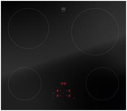 V-ZUG Kochfeld CookTop V2000 A604 (3117300001), Breite: 60 cm, BlackDesign, DualDesign, 