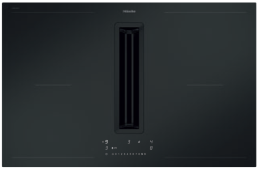 KMDA 7876-1 FL MattFinish (12970580),  MIELE Induktionskochfeld 80cm, mit integriertem Tischlüfter Abluft, Mattschwarz, A+