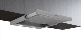 LI64MB521C, Siemens iQ100, Flachschirmhaube, 60 cm, Silbermetallic, Griffleiste optional, C